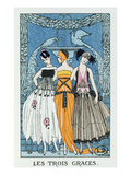 Les Trois Graces  1918 (Colour Litho)