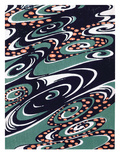 Fabric Design  End Nineteenth Century (W/C on Woodcut)
