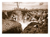 A Grenade Exploding Which Temporary Lieutenant Knox Was About to Pick Up and Fling Out of Trench
