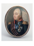 Mikhail Illarionovich Kutuzov  Prince of Smolensk  after 1813 (W/C and Gouache)