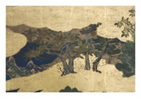Detail of Spring in the Palace  Six-Fold Screen from 'The Tale of Genji'  C1650