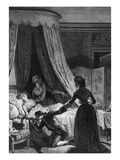 Julie and Saint-Preux  Illustration from 'La Nouvelle Heloise' by Jean-Jacques Rousseau (1712-78)