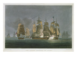 The Action Renewed by Night  Off Madagascar  20th May  1811  Engraved by J Bailey