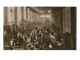 Workers in the Blacksmith's Shop at Beckton Gas Works  from 'Wonderful London'  Published 1926-27