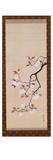 Hanging Scroll Depicting Cherry Blossoms  from a Triptych of the Three Seasons  Japanese