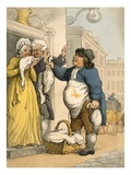The Goose Seller  Plate No2 from Ackermann's 'Cries of London'  1799 (Colour Aquatint)