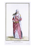 Kosem Sultan  (Hand-Coloured Engraving)