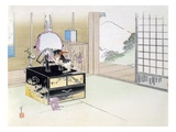 Party Time (Colour Woodblock Print)