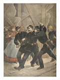 Arrest of a Town Sergent  Illustration from 'Le Petit Journal: Supplement Illustre'  1898