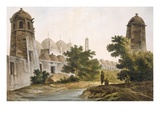 Pl 41 a View of the Cuttera Built by Jaffeir Cawn at Muxadavad  from 'Select Views in India'