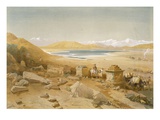 Salt Lake - Thibet  from 'India Ancient and Modern'  1867 (Colour Litho)