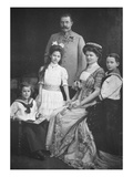 The Archduke Francis Ferdinand of Austria and His Family (B/W Photo)
