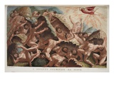The War of the Giants Against Jove  Book I  Illustration from Ovid's Metamorphoses  Florence  1832