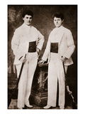 Annie Oakley and Her Sister (B/W Photo)