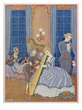 Valmont Seducing His Victim  Illustration from 'Les Liaisons Dangereuses'