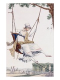 Summer Dress (Coloured Engraving)