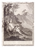 Clytia Turned into a Turnesole  1731 (Engraving)