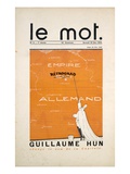 Front Cover of 'Le Mot' Magazine  December 1914 (Colour Litho)