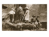Women on the Land: Some Interesting Scenes at Evesham  from 'The Illustrated War News'