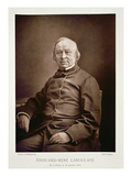 Edouard-Rene Laboulaye (1811-83)  from 'Galerie Contemporaine'  C1874-78 (B/W Photo)