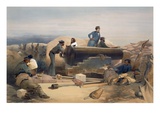 A Quiet Day in the Diamond Battery  Plate from 'The Seat of War in the East'