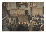 The Panama Trial  Illustration from 'Le Petit Journal: Supplement Illustre'  2nd January 1898
