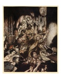 The Banqueting Hall Was in Tumult  Illustration from 'Irish Fairy Tales' by James Stephens  1920