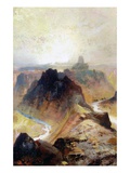 The Grand Canyon  Utah  1874 (Oil on Paper)