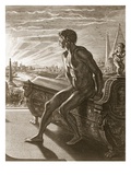 Memnon's Statue  1731 (Engraving)