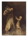 Little Marygold Was a Golden Statue  Illustration from 'A Wonder Book for Girls and Boys'