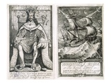 Frontispiece and Title Page to 'Bibliotheca Regia  or the Royal Library'  1659