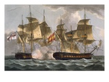 Capture of the Mahonesa  October 13th 1796  Engraved by Thomas Sutherland