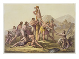 Peruvian Indians Making a Sacrifice  from 'Le Costume Ancien Et Moderne'  Volume I  Plate 15