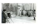 Actors from the Academie and Comedie Francaise Filming the 'Retour D'Ulysse' in 1909 (B/W Photo)