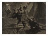Etievant  the Anarchist Commits the Stabbing
