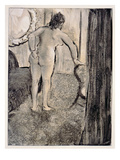 Illustration from 'La Maison Tellier' by Guy De Maupassant (1850-93) Engraved by Maurice Potin 1933