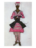 Costume Design for the Indian Bridegroom  from Sleeping Beauty  1921 (Colour Litho)