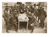 The Way German Prisoners of War are Treated after Being Captured (Sepia Photo)