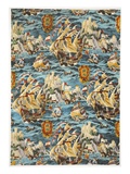 Sixteenth Century Ships  Pub 1933 (Colour Litho)