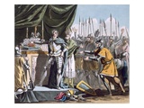 The Historic Day of Bouvines in 1214  Engraved by Jean Baptiste Morret (Fl 1790-1820)  1790