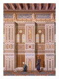 Cairo: Interior of the Mosque of Qaitbay; Worshippers Pray at the Side Wall of the Mihrab C15th