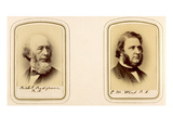 Portraits of Richard Redgrave and Edward Matthew Ward (Sepia Photo)