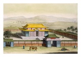 Temple 'Daibods' in a Compound in the Countryside  from 'Costume Dei' by Giulio Ferrario