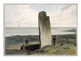 Druidical Stone at Strather Near Barvas  Isle of Lewis