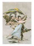 No Te Escaparas (You Will Not Escape)  Plate 72 of 'Los Caprichos'  Late 18th Century