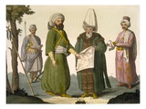 Bascia (Military Commander) a Bascia in Battle Dress  Body Guard of the Bascia and Page  Plate 18