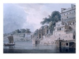 Dasasvamedha Ghat  Benares  Uttar Pradesh  C1788-89 (Coloured Aquatint)