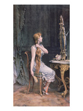 Golden Hair  1894 (Colour Litho)