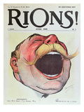 Let's Laugh'  Cover of "Rions" Magazine  1908 (Colour Litho)