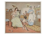 Bye  Baby Bunting  Illustration from 'Hey Diddle Diddle and Bye  Baby Bunting'  1882